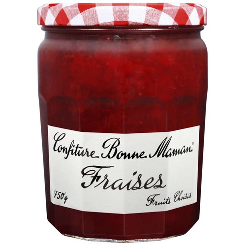 Bonne Maman confiture à la fraise pot 750g
