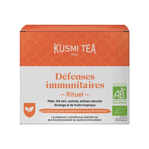 Kusmi Tea Infusion défenses Immunitaires Bio x18