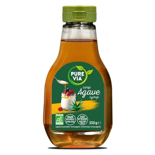 Pure via Sirop d’agave Bio 330g