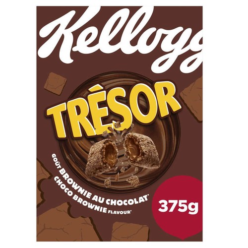 Kellogg's Céréales Trésor Chocolat Brownie 375g