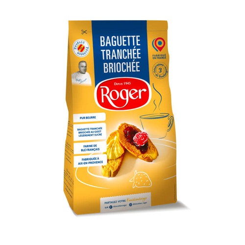 Roger Baguette Tranchée Briochée 180g