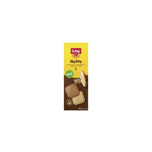 Schär Biscuit Notes chocolat 81g