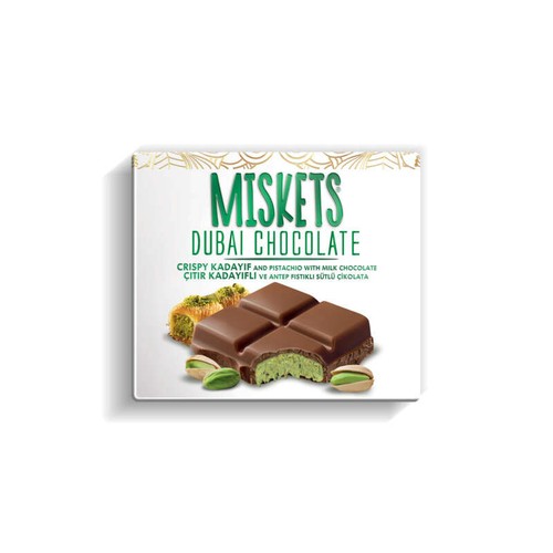 Miskets Dubai Chocolate Pistache Croquant 100g