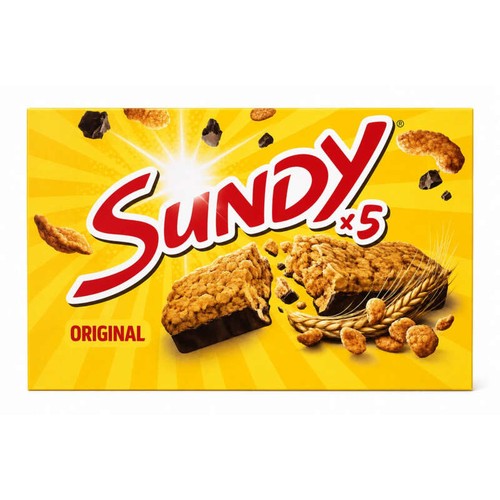 Sundy Barres croustillantes de céréales au chocolat 180g