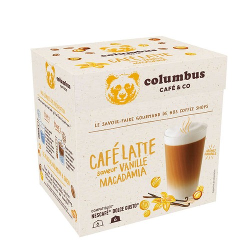 Columbus Café Latte Vanille Macadamia x12