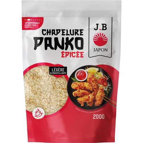 J.B Japon Chapelure panko épicée 200g