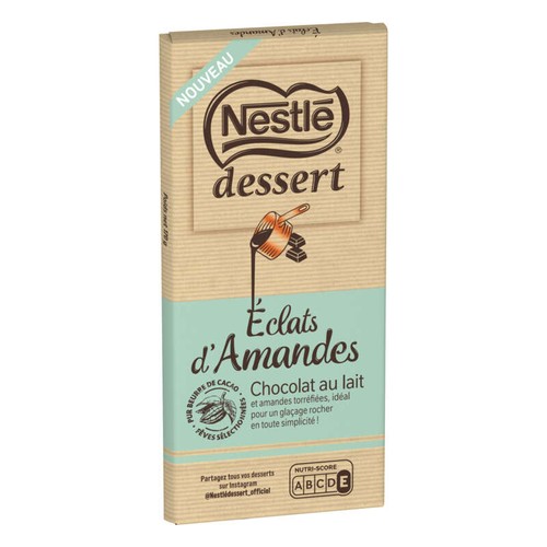 Nestlé Dessert lait éclats d'amandes 170g