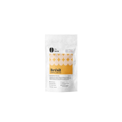 24 Terre Café Brésil Minas Gérais Grains 200g