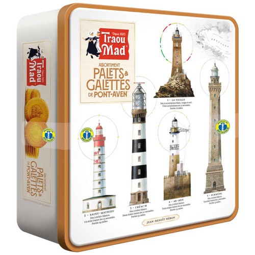 Traou Mad Assortiment Palets & Galettes de Pont Aven 400g