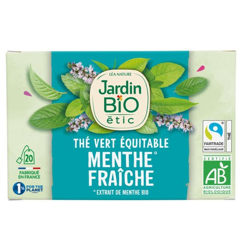 Léa Nature Jardin Bio Thé Vert Menthe Bio 30 g