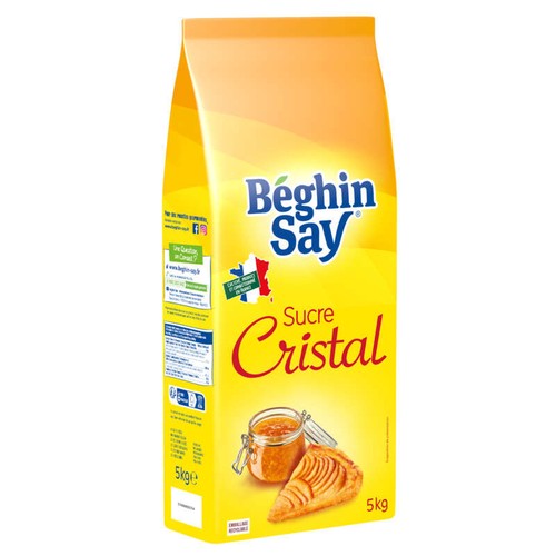 Béghin Say Sucre Cristal En Poudre 5Kg