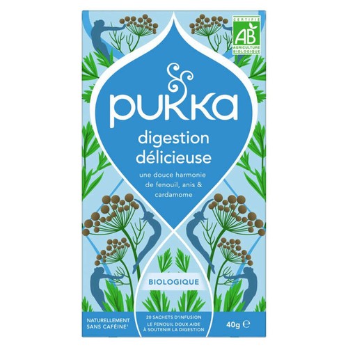 Pukka Merveilles de la nature Infusion Digestion délicieuse Bio x20