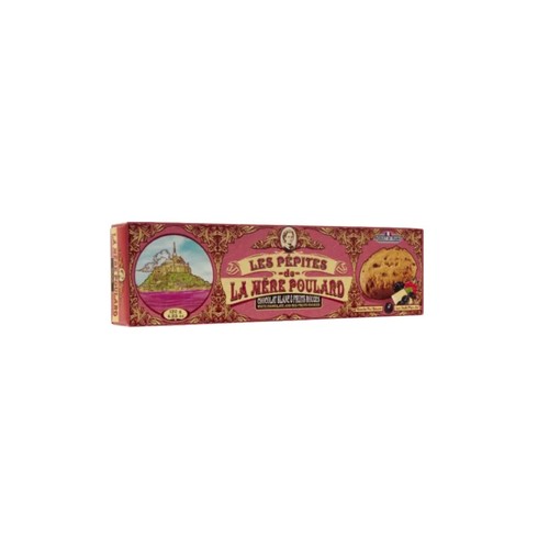 La Mère Poulard Les pépites chocolat blanc fruits rouges 120g