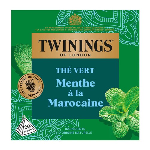 Twinings Thé vert Menthe à la Marocaine x20
