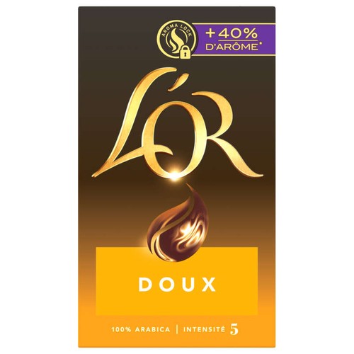 L'Or Café moulu Doux 100% Arabica intensité 5 - 250g