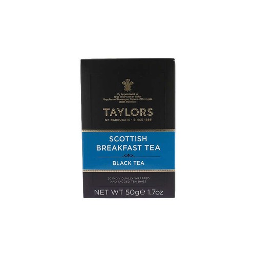 Taylors of harrogate Thé Scottish Thé Sachets Breakfast x20 50g