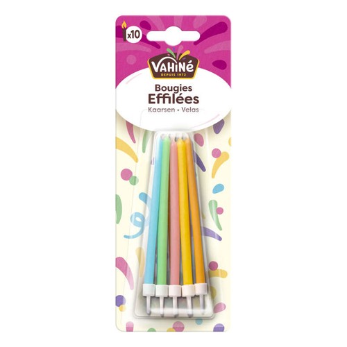 Vahiné Bougies effilées design x10