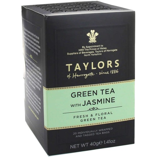 Taylors of Harrogate Sachets Thé verts au jasmin x20 40g