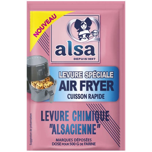 Alsa Levure Chimique Spécial Air Fryer 5x11g