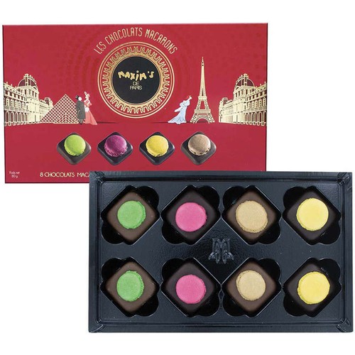 Maxim's de Paris Étui 8 chocolats macarons 130g