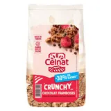 Celnat Crunchy Chocolat & Framboises -30% de sucres 400g
