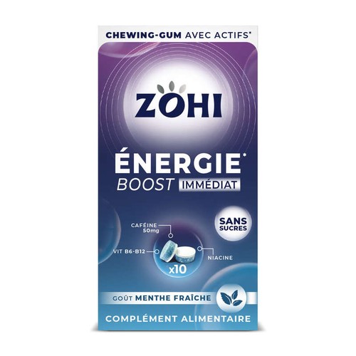 Zohi Chewing-Gum À La Menthe Énérgetique x10