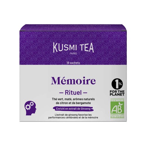 Rituel Mémoire Bio - Etui 18 sachets mousseline - 36g