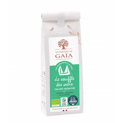Les Jardins de Gaïa Thé vert passion voile 80g