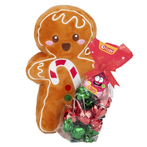 Fizzy Peluche + Confiseries Chocolatées Gingers Friends 100g