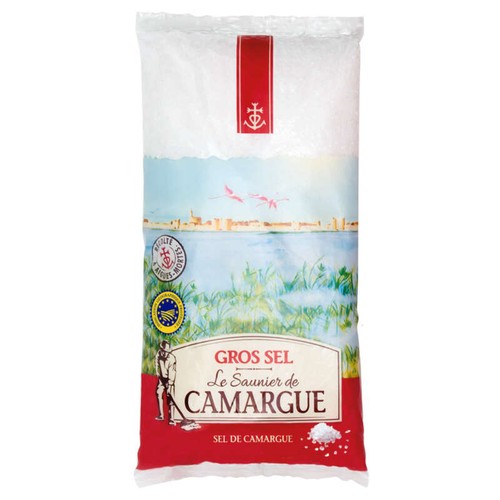 Le Saunier de Camargue gros sel sachet poly 1kg