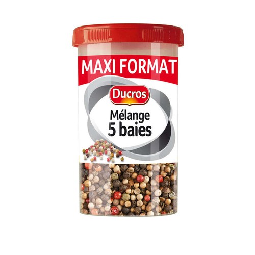Ducros Mélange 5 Baies, Assemblage de Poivres & Épices, 70g