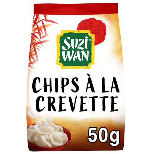 Suzi Wan Chips à la crevette 50g