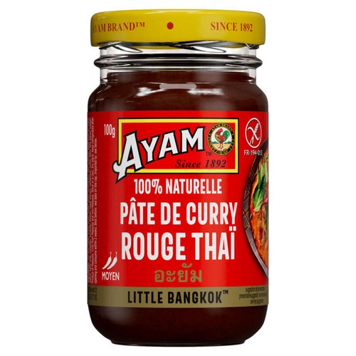 Ayam Thaïlande Pâte De Curry Rouge 100g