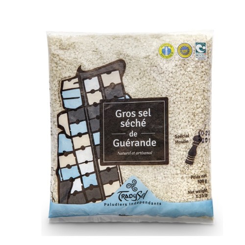 Tradysel Gros Sel Gris Séché de Guérande 500g