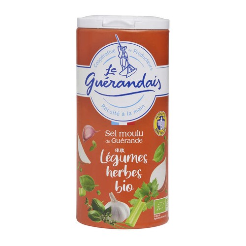 Le Guérandais Sel fin de Guérande aux légumes bio 250g