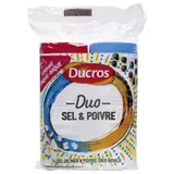 Ducros Duo de 2 tubes Sel marin & Poivre Gris Moulu 68g