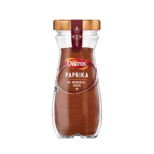 Ducros Paprika De Hongrie, Doux, Idéal Pour Viandes À Rôtir Et À Mijoter 48g
