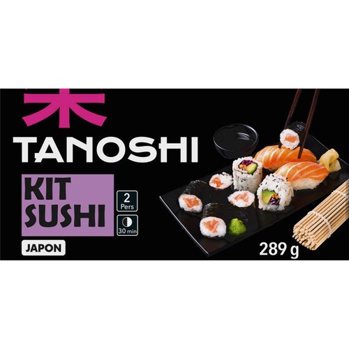 Tanoshi Kit Sushi, Facile Et Rapide, Pour 24 À 30 Sushis 289g