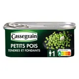 Cassegrain Petits Pois Sélection Tendres et Fondants 140g
