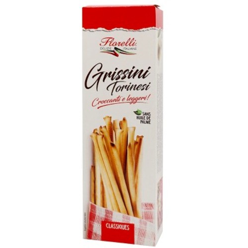 Florelli Gressins Torinesi Classique Sans Huile de Palme 125g