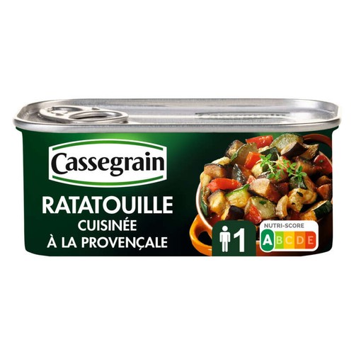 Cassegrain Ratatouille Cuisinée À La Provençale 185g