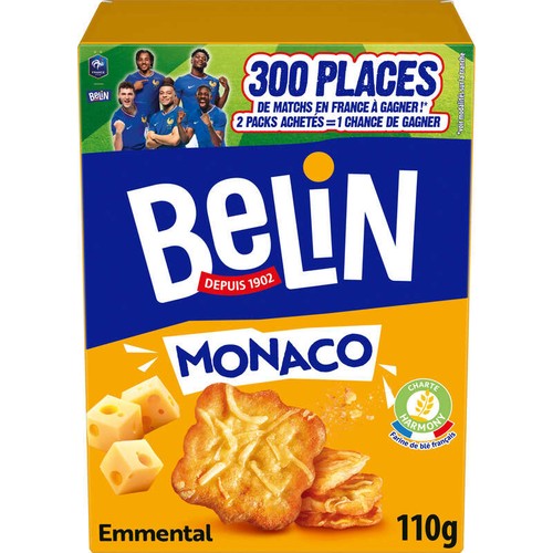 Belin Crackers Monaco Emmental 110g