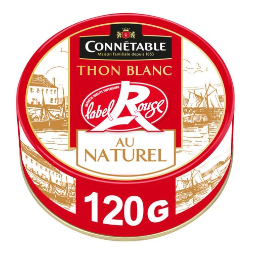 Connétable Thon Blanc Au Naturel 120g