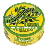 Le Savoureux Miettes Généreuses De Thon À L'Huile D'Olive Vierge Extra 160G