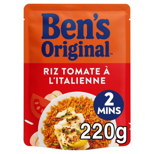 Ben's Original Riz Tomate à l’Italienne Micro-Ondable 220g