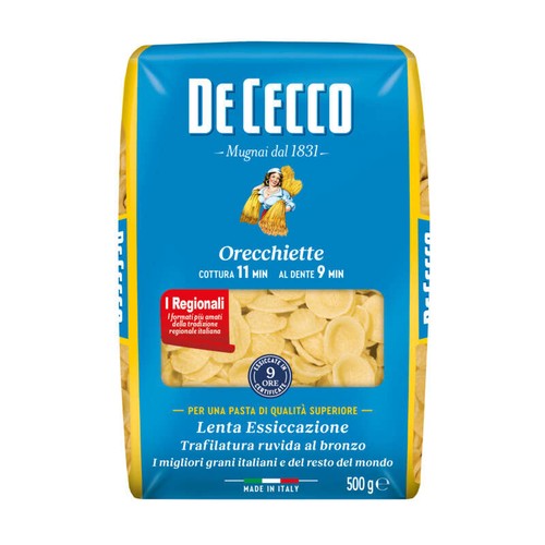 De Cecco Pâtes Orecchiette n°91 500g