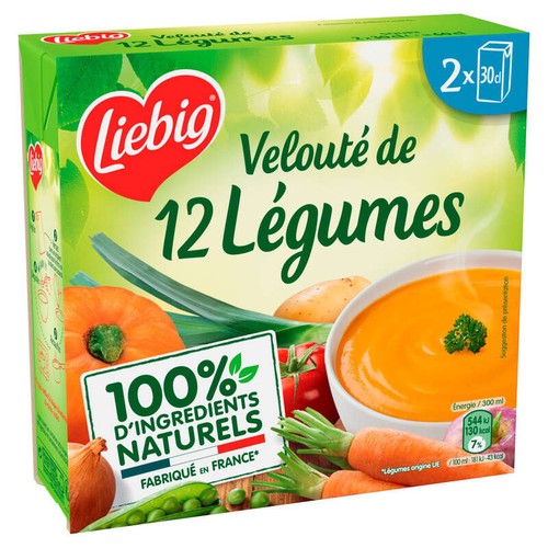 Liebig Velouté de 12 légumes 2x30cl