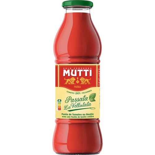 Mutti Purée de Tomate Basilic 400g
