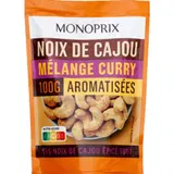 Monoprix Noix cajou mélange curry 100g
