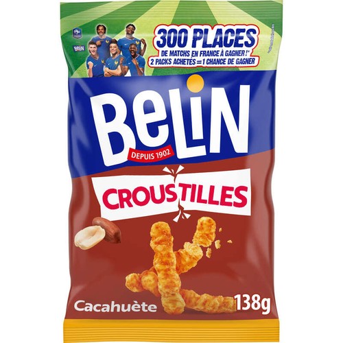 Belin Croustilles Biscuits Apéritifs Cacahuètes 138g